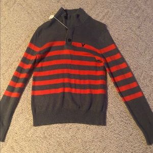 American Eagle Athletic Fit Mens Sweater 1/4 Zip